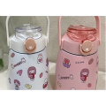 school joy shaker water bottle for kidswith straw